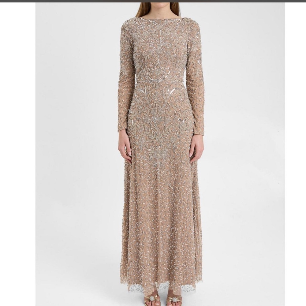 Maryisa embellished sequin maxi dress